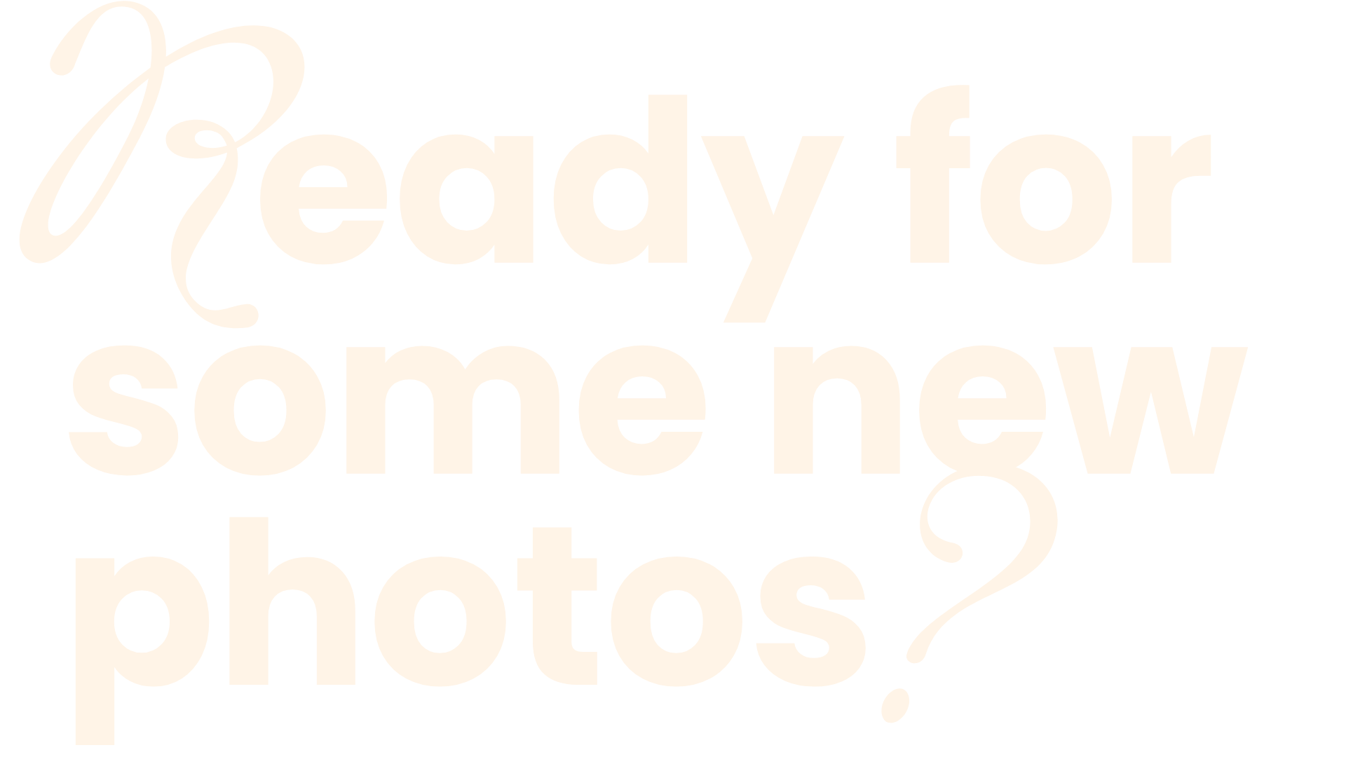 Ready for some new photos?